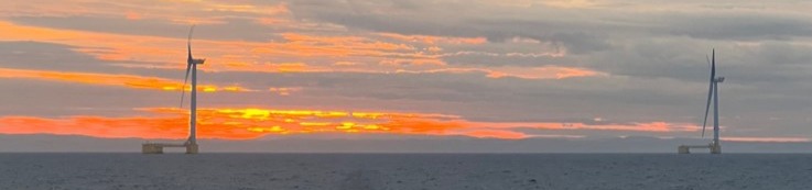 Taken near the Kincardine Floating Wind Farm in August 2025. Copyright Robyn Tuerena