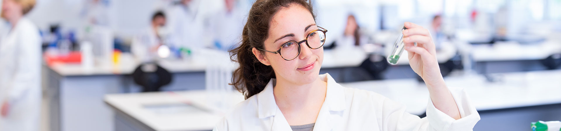 marine scientist in a lab