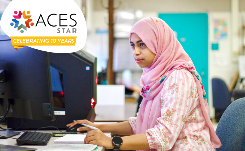 ACES graduate Mumtahina Mohammad is now working towards her PhD at Wayne State University, Michigan.