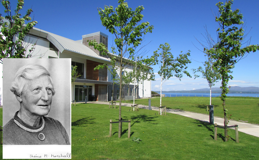 The teaching building at SAMS, erected in 2010, is named after Sheina Marshall.